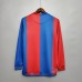 Barcelona 06/07 Home Red&Blue Long Sleeve Soccer Jersey